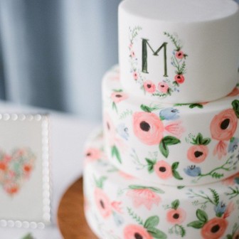 pastel-hand-painted-wedding-cake-idea